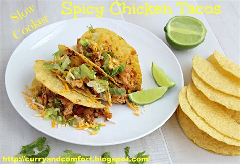 Kitchen Simmer: Spicy Slow Cooker Chicken Tacos