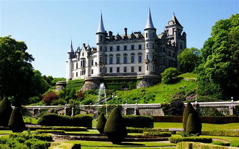 famous, historic, dunrobin, castle, scottish castles, 2K, castles ...