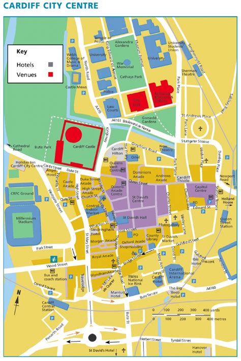 Printable Map Of Cardiff - Free Printable Maps