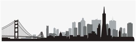 San Francisco Skyline Png Svg Library Download - San Francisco City ...