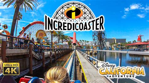 2019 Incredicoaster Roller Coaster On Ride Ultra HD 4K POV Disney ...