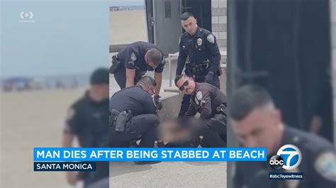 Santa Monica Beach: Man dies after being stabbed in chest outside ...