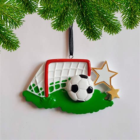 Personalized Soccer Ornament Soccer Christmas Ornament | Etsy