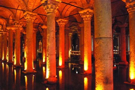 Basilica Cistern of Istanbul and Famous Heads of Medusa