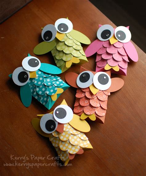 TP Roll Owl Pillow Boxes - Fun Crafts Kids