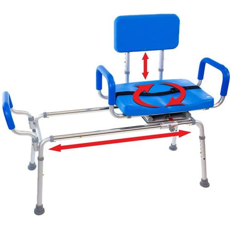 Platinum Health Carousel Bariatric Sliding Transfer Bench Swivel Seat ...