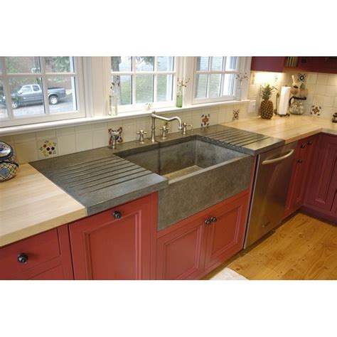 Betonas Apron Front Farm Sink & Drainboard (but it's concrete) | Apron ...