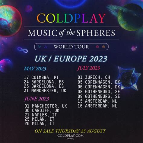 Coldplay announces two concerts in Barcelona next May