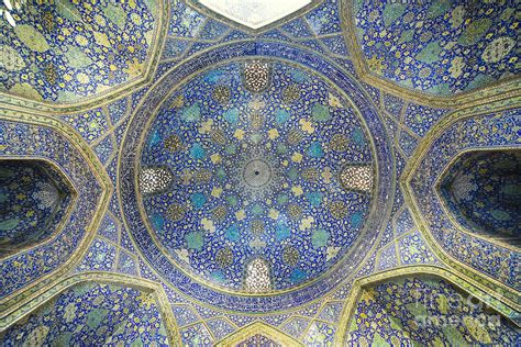 Dome Interior Of Masjed-e Shah Mosque by Sir Francis Canker Photography