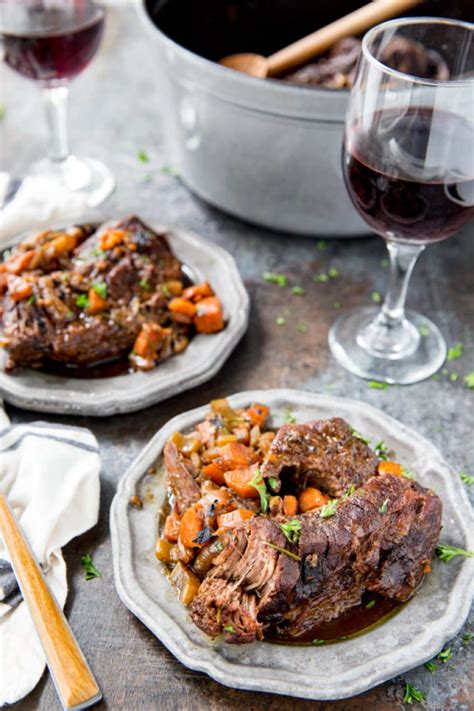 Red Wine Braised Beef - Easy Peasy Meals