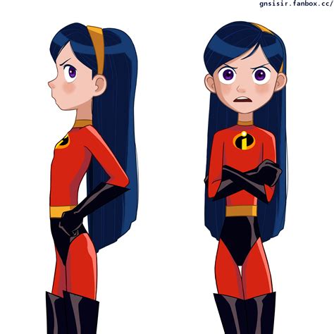 violet parr (the incredibles) drawn by gnsisir | Danbooru