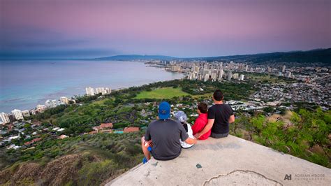 Diamond Head Crater Summit Sunrise - Adrian Hodge Photography