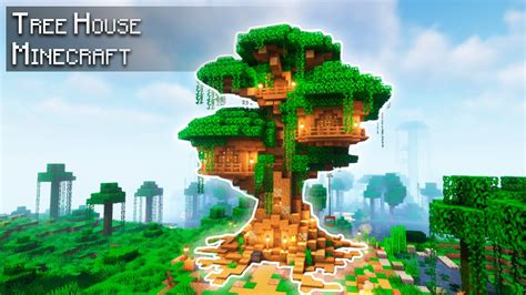 Minecraft: How to build a TreeHouse | Simple Tutorial - YouTube