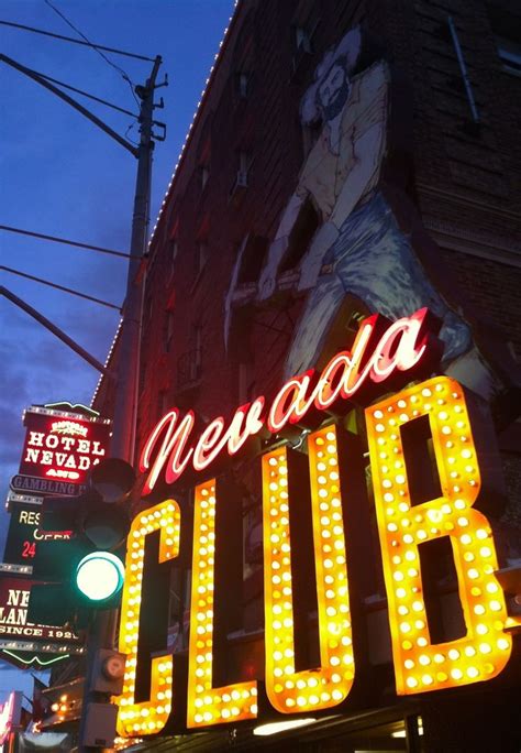 Nevada Club Casino inside the Hotel Nevada in the wee hours. Ely ...