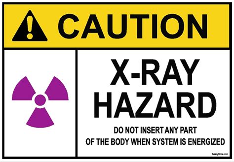 X-RAY Hazard Sign - SafetyKore