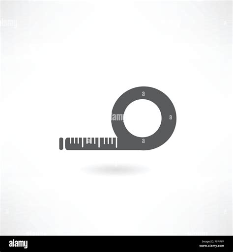 tape measure ruler symbol Stock Vector Image & Art - Alamy