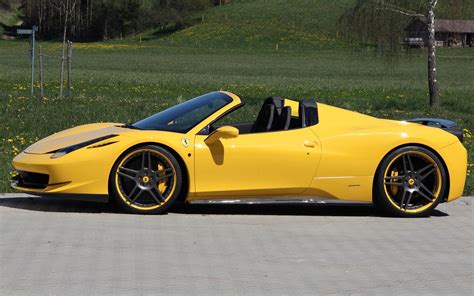 Ferrari 458 Spider Novitec Rosso Roadster HD desktop wallpaper ...