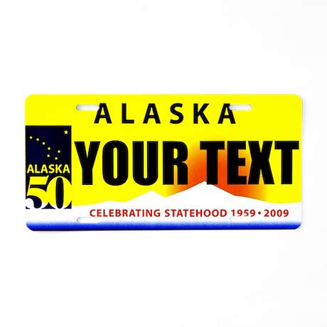 Alaska Custom License Plate by ranger275store