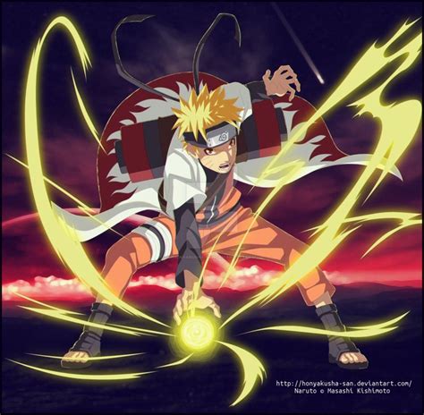 Naruto Uzumaki - sage mode - rasengan by HonYakusha-san.deviantart.com ...