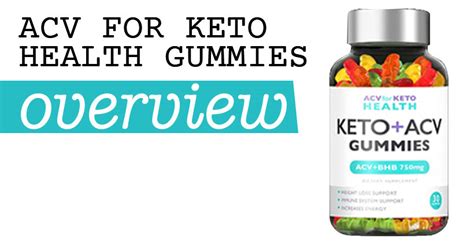 ACV For Keto Health Gummies Reviews - Is It Worth The Money?