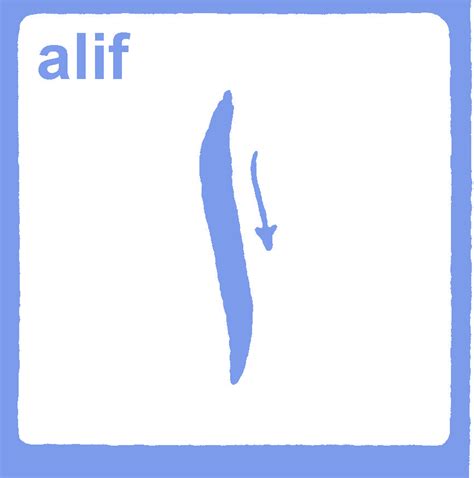 Alif Arabic Letter