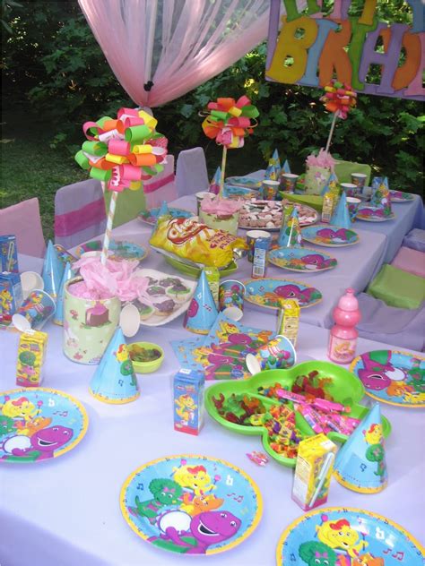 Barney Birthday Decorations Glittering Gatherings Barney Party ...