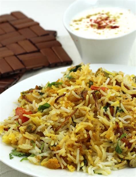 Vegetable Biryani Recipe - Hyderabadi Veg Dum Biryani - Step by Step Photos