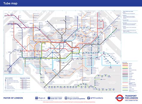 London Tube Map Interactive - Tourist Map Of English