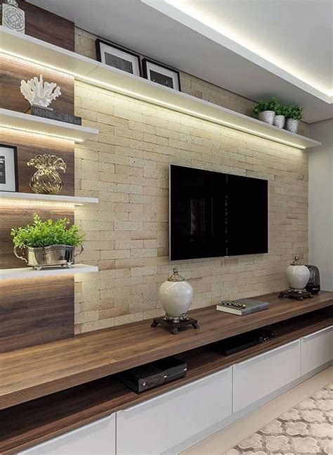 The Perfect TV Wall Ideas That Will Not Sacrifice Your Look - 05 ...