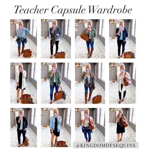 Teacher Capsule Wardrobe + Outfit Ideas | KingdomofSequins