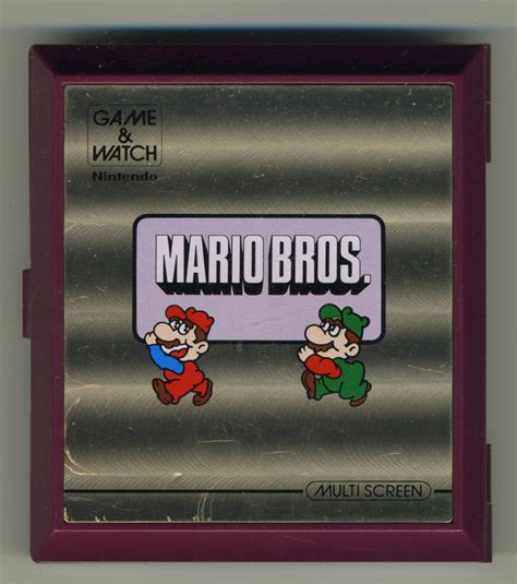 my little underground: Article #7894 - Nintendo Game & Watch - Mario Bros.