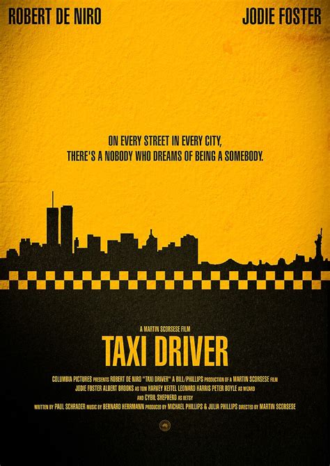 "Movie Poster - "TAXI DRIVER"" by Mark Hyland | Redbubble