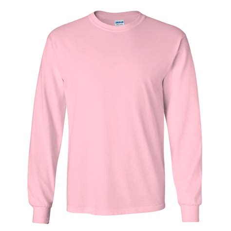 Gildan Mens Plain Crew Neck Ultra Cotton Long Sleeve T-Shirt | eBay