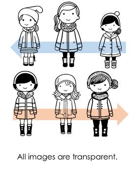 16 Ready-to-Use Winter Cartoon Characters for Educational Resources - Set 1