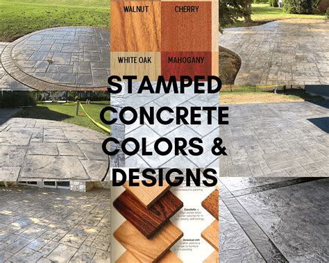 Stamped concrete colors - 10 best colors for stamped concrete?