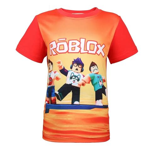 2018 Summer Boys T Shirt Roblox Stardust Ethical Cartoon T shirt boy ...