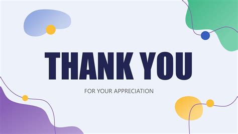 Thank You for Your Appreciation PowerPoint Template