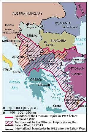 Balkan Wars | Facts, Causes, Map, & Significance | Britannica