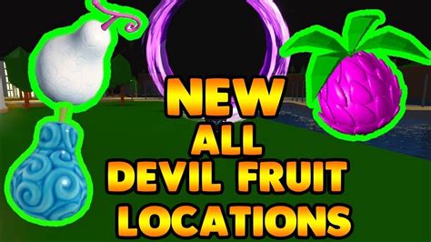 Where do devil fruits spawn in blox fruits