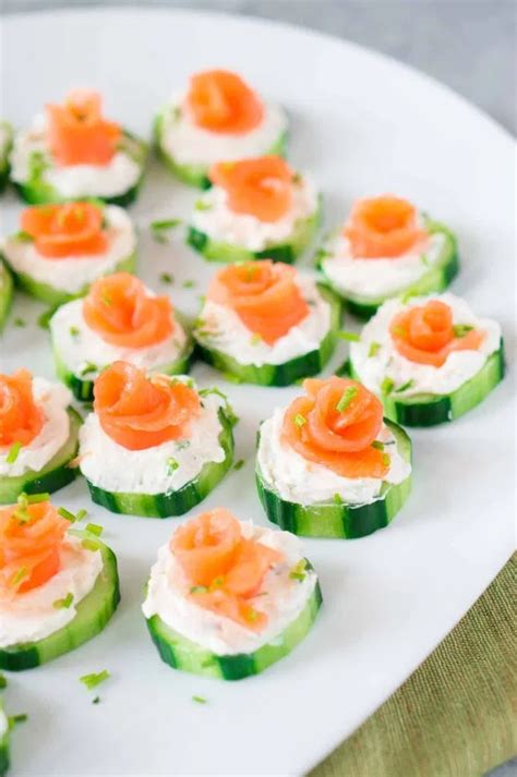 Smoked Salmon Cucumber Bites | Salmon appetizer, Salmon appetizer ...