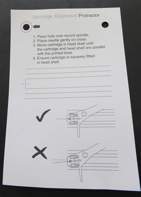 Turntable Setup Protractor & This Drawing Explains Tone Arm Basic ...