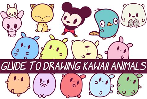 kawaii cute easy drawings of animals Clipart nerdy clipartmag