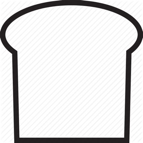 Slice Of Bread Outline | Free download on ClipArtMag