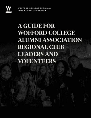 Fillable Online Alumni Service Awards - Wofford College Fax Email Print ...