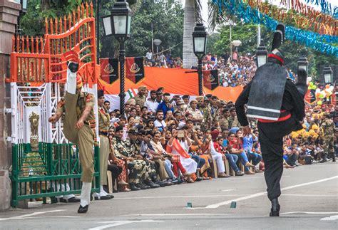 13 Photos of the Dramatic Wagah Border Flag Ceremony