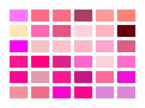 Shades of Pink: +50 Pink Color with HEX Codes