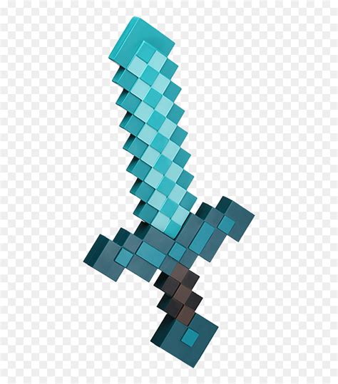 Minecraft Diamond Sword, HD Png Download - vhv