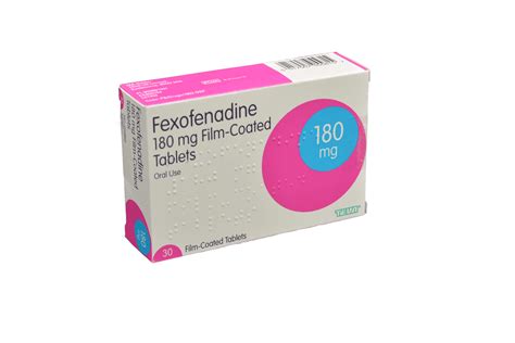 Fexofenadine Tablets 180mg 30s - McDowell Pharmaceuticals