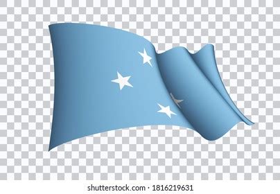 Micronesia Flag State Symbol Isolated National Stock Vector (Royalty ...