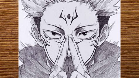 How To Draw Sukuna From Jujutsu Kaisen Sukuna Drawing Step By Step ...